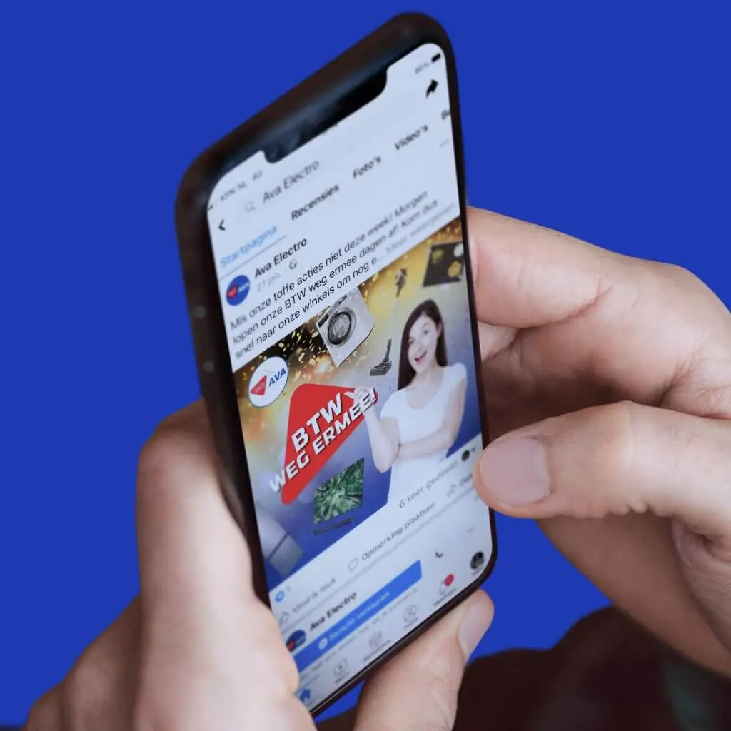 online-marketing-vlissingen-electro-world-ava-oost-souburg-heinkenszand-social-media-facebook-instagram-strategie-advies-content-vormgeving-opmaken-Zeeland-Origin-Marketing-Vlissingen-socials