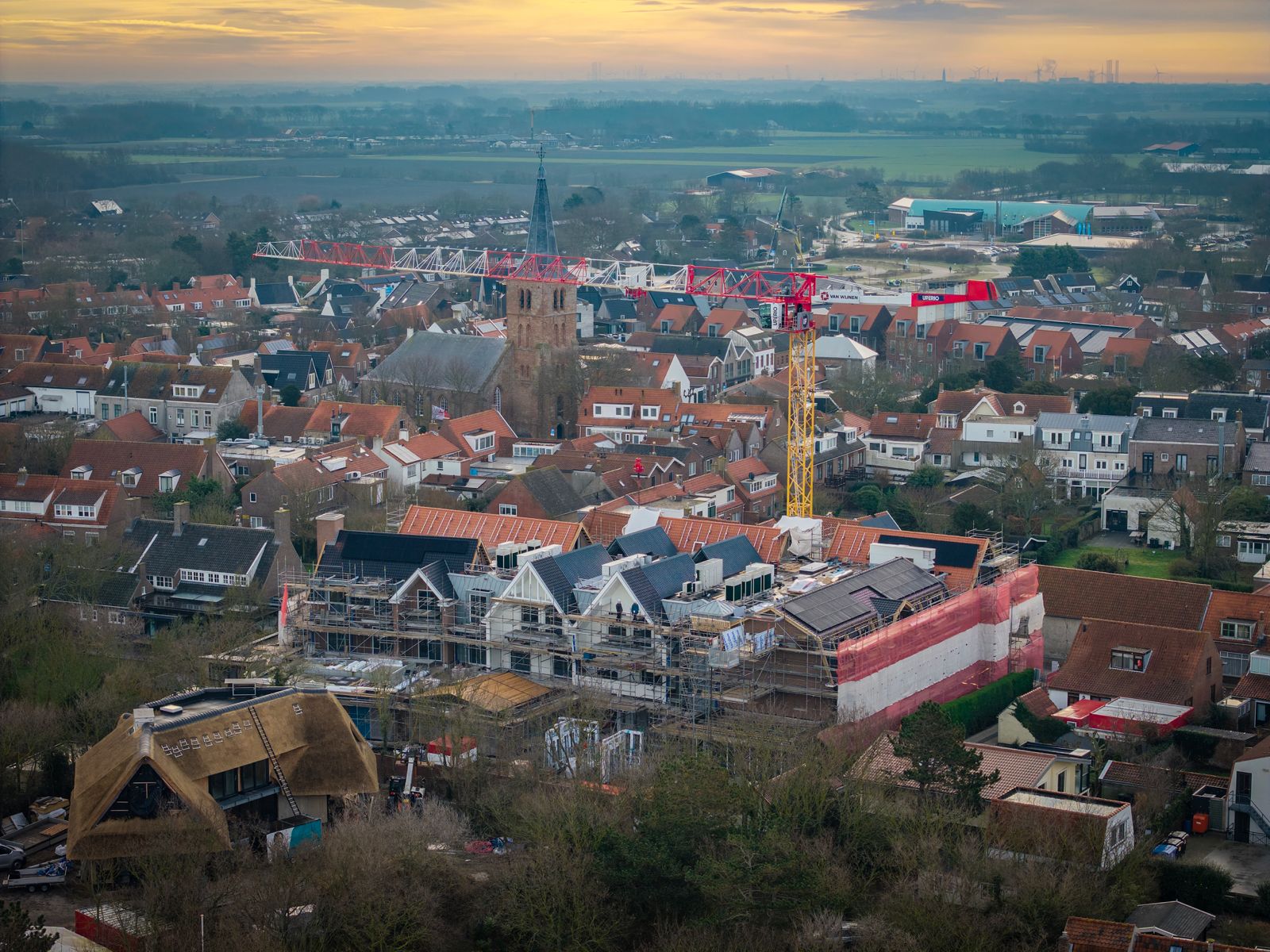 Projectfotografie Van Wijnen nieuwbouw hotel in Domburg